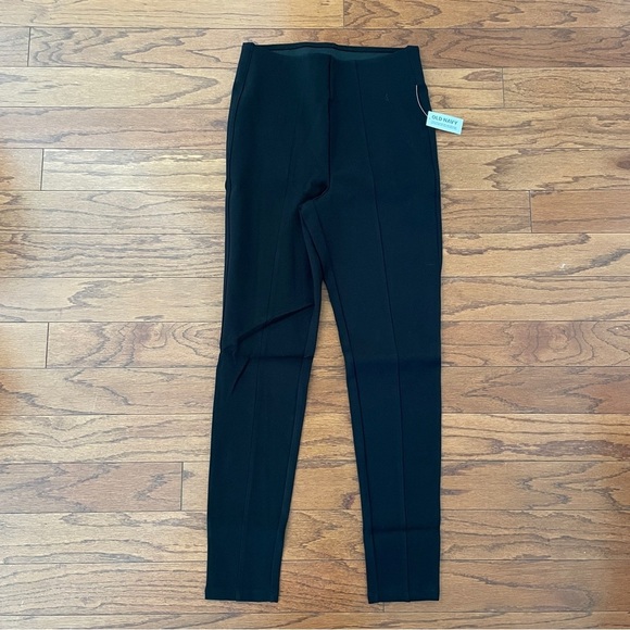 Black Old Navy Extra High Rise Stevie Skinny Ponte Pants Size Small NWT - Picture 1 of 4
